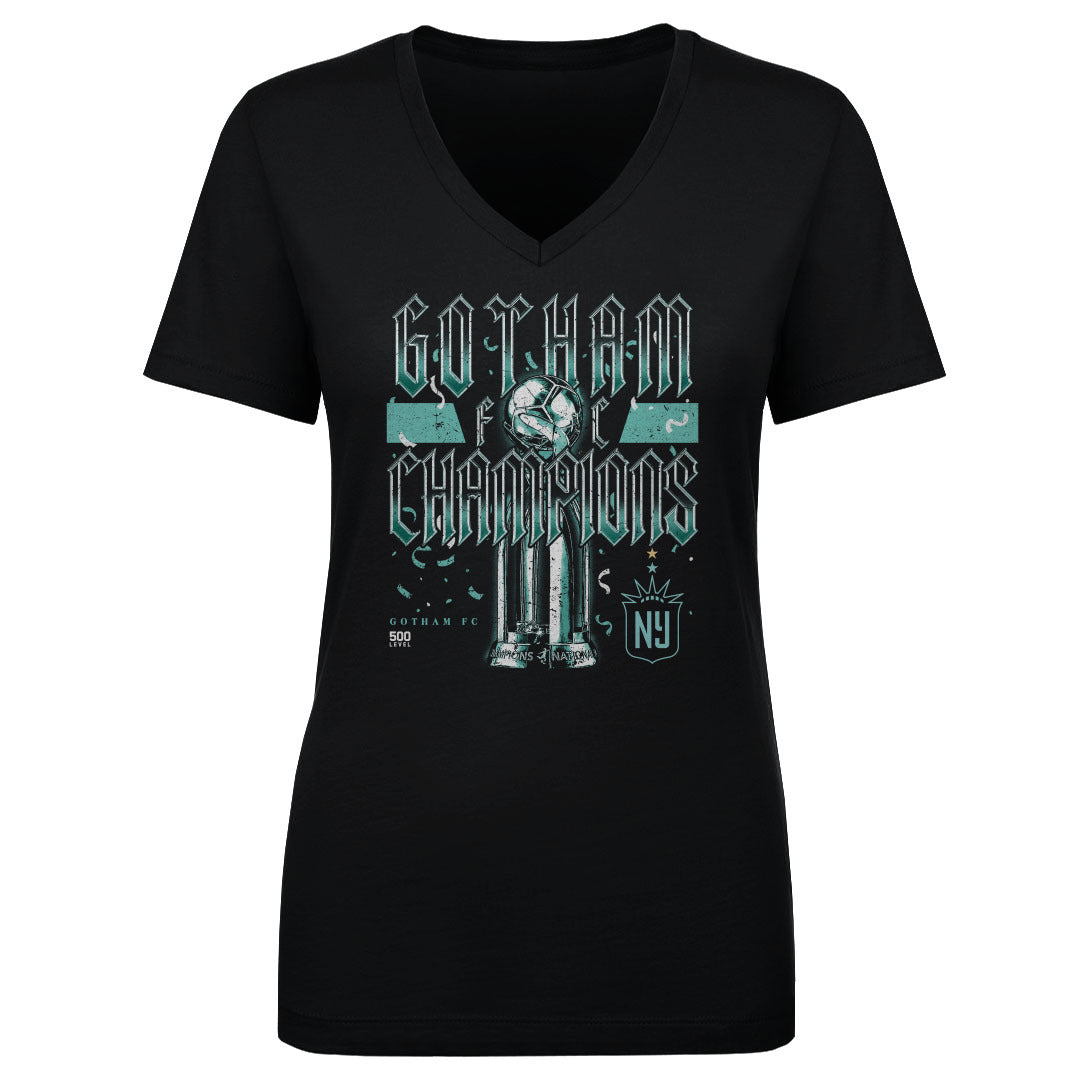 Gotham FC Women's V-Neck T-Shirt | 500 LEVEL