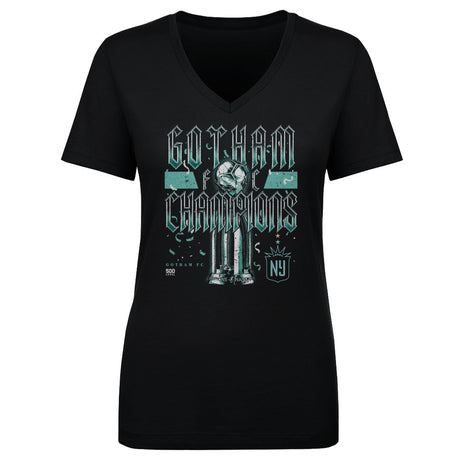 Gotham FC Women's V-Neck T-Shirt | 500 LEVEL
