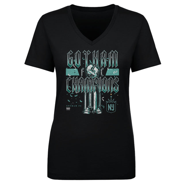 Gotham FC Women's V-Neck T-Shirt | 500 LEVEL
