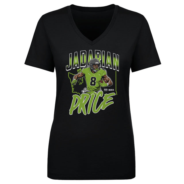 Jadarian Price Women's V-Neck T-Shirt | 500 LEVEL