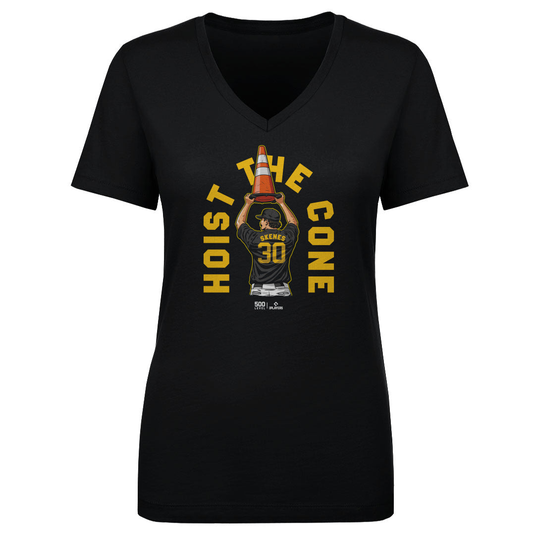 Paul Skenes Women's V-Neck T-Shirt | 500 LEVEL