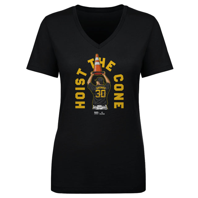 Paul Skenes Women's V-Neck T-Shirt | 500 LEVEL
