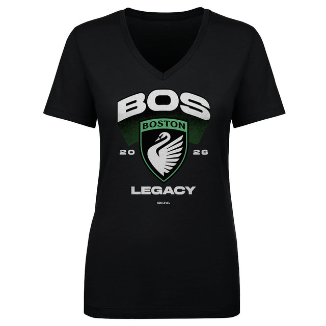 Boston Legacy FC Women's V-Neck T-Shirt | 500 LEVEL