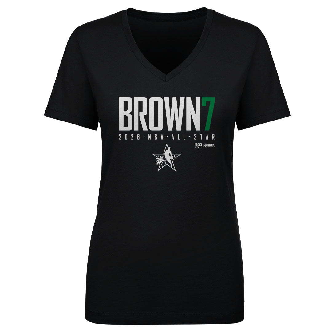 Jaylen Brown Women's V-Neck T-Shirt | 500 LEVEL