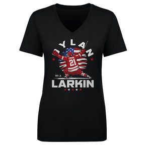 Dylan Larkin Women's V-Neck T-Shirt | 500 LEVEL