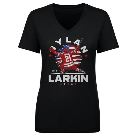 Dylan Larkin Women's V-Neck T-Shirt | 500 LEVEL
