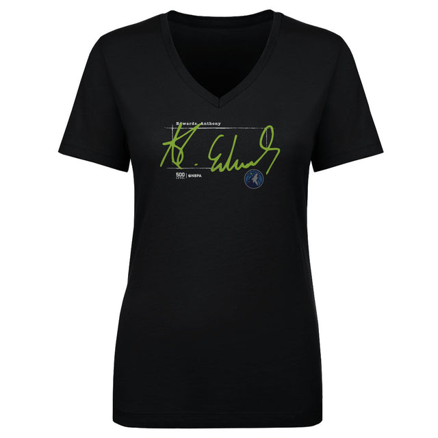 Anthony Edwards Women's V-Neck T-Shirt | 500 LEVEL