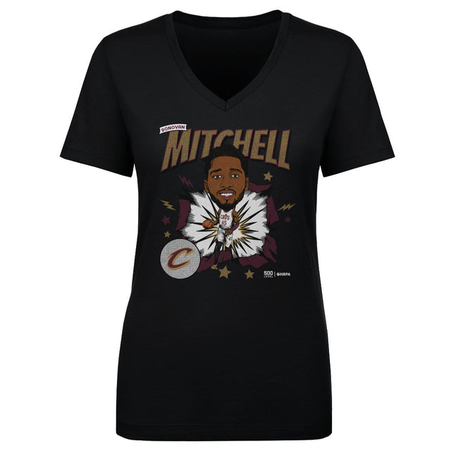 Donovan Mitchell Women's V-Neck T-Shirt | 500 LEVEL