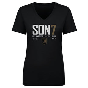 Son Heung-Min Women's V-Neck T-Shirt | 500 LEVEL