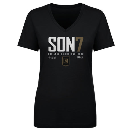 Son Heung-Min Women's V-Neck T-Shirt | 500 LEVEL