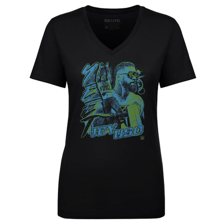 Jey Uso Women's V-Neck T-Shirt | 500 LEVEL