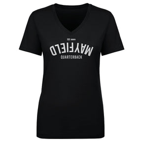 Baker Mayfield Women's V-Neck T-Shirt | 500 LEVEL