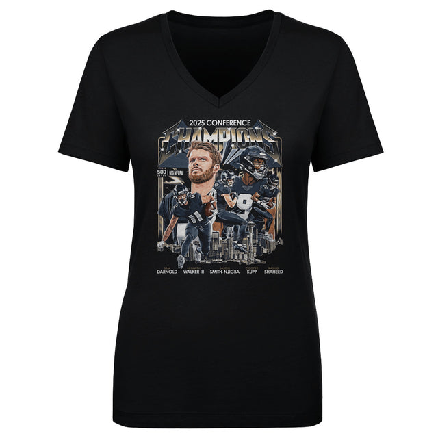 Seattle Football Women's V-Neck T-Shirt | 500 LEVEL