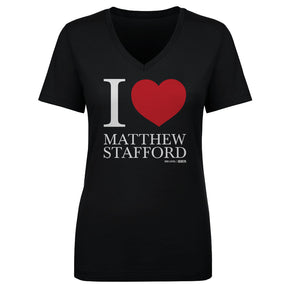 Matthew Stafford Women's V-Neck T-Shirt | 500 LEVEL