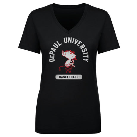 DePaul Blue Demons Women's V-Neck T-Shirt | 500 LEVEL