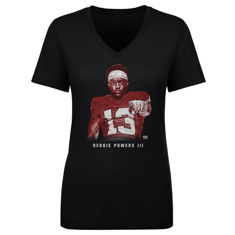 Reggie Powers III Women's V-Neck T-Shirt | 500 LEVEL