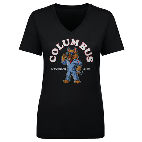 Columbus Aviators Women's V-Neck T-Shirt | 500 LEVEL