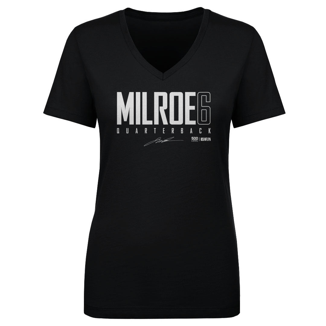 Jalen Milroe Women's V-Neck T-Shirt | 500 LEVEL