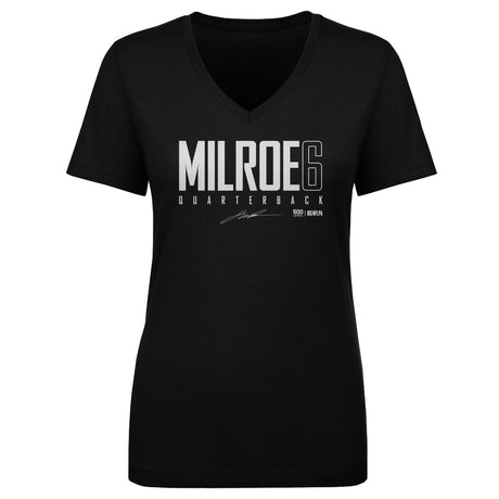 Jalen Milroe Women's V-Neck T-Shirt | 500 LEVEL