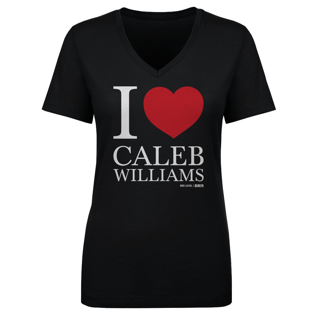Caleb Williams Women's V-Neck T-Shirt | 500 LEVEL