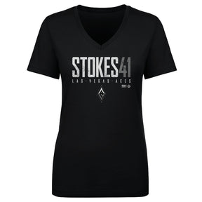 Kiah Stokes Women's V-Neck T-Shirt | 500 LEVEL