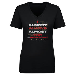 Fantasy Football Women's V-Neck T-Shirt | 500 LEVEL