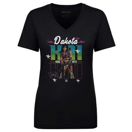 Dakota Kai Women's V-Neck T-Shirt | 500 LEVEL