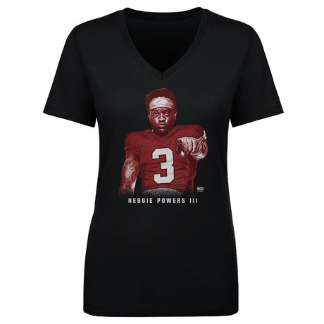 Reggie Powers III Women's V-Neck T-Shirt | 500 LEVEL