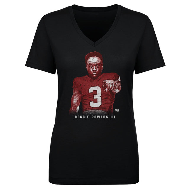 Reggie Powers III Women's V-Neck T-Shirt | 500 LEVEL