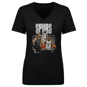 San Antonio Spurs Women's V-Neck T-Shirt | 500 LEVEL