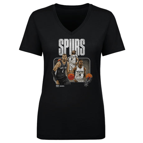 San Antonio Spurs Women's V-Neck T-Shirt | 500 LEVEL