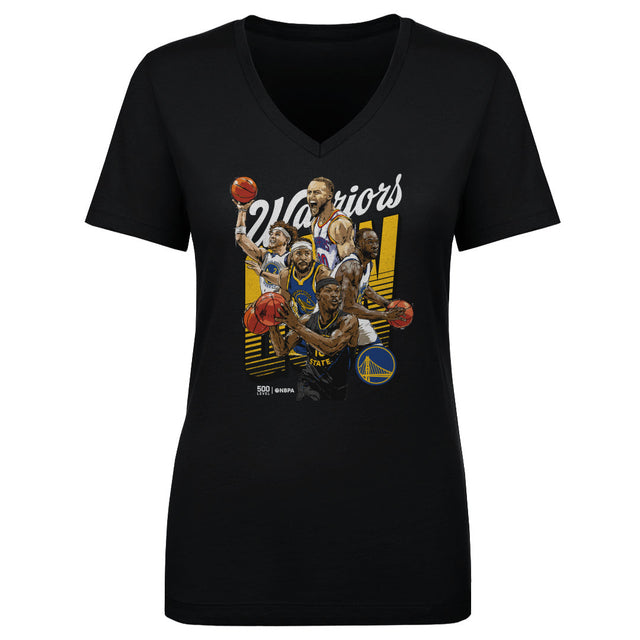 Golden State Warriors Women's V-Neck T-Shirt | 500 LEVEL