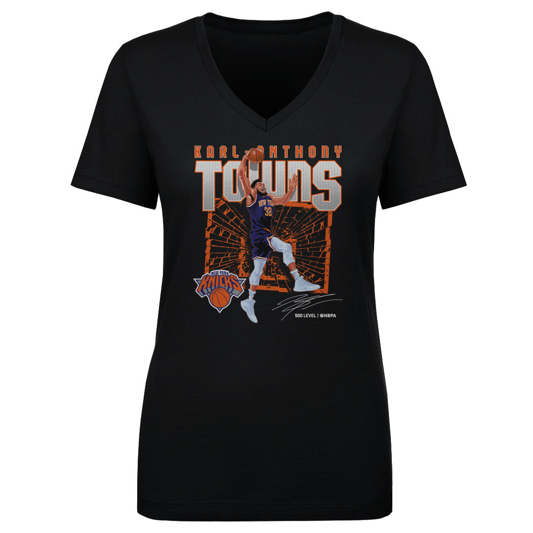 Karl-Anthony Towns Women's V-Neck T-Shirt | 500 LEVEL