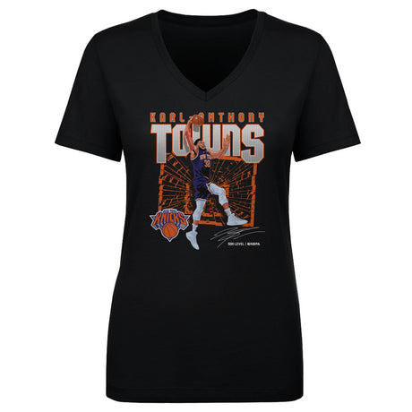 Karl-Anthony Towns Women's V-Neck T-Shirt | 500 LEVEL