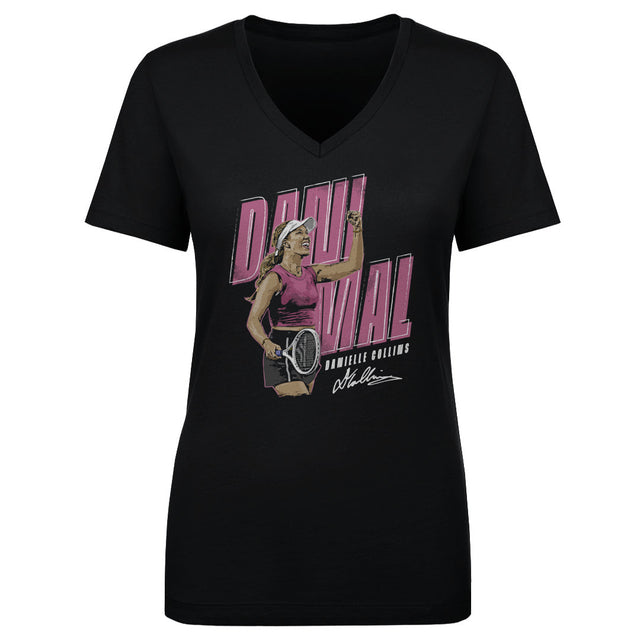 Danielle Collins Women's V-Neck T-Shirt | 500 LEVEL