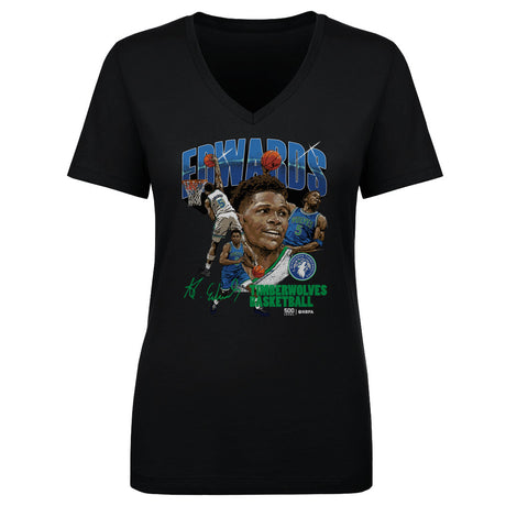 Anthony Edwards Women's V-Neck T-Shirt | 500 LEVEL