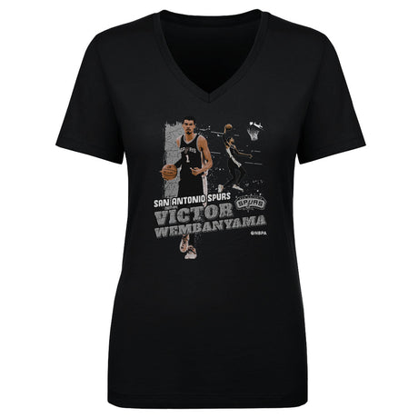 Victor Wembanyama Women's V-Neck T-Shirt | 500 LEVEL