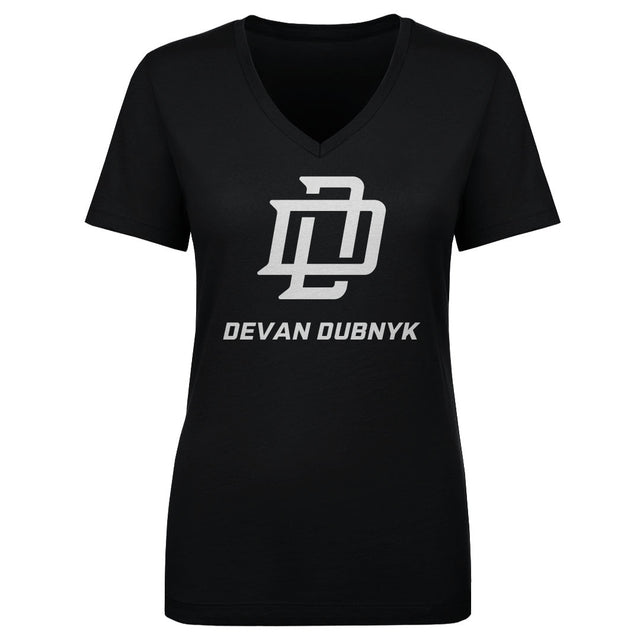Devan Dubnyk Women's V-Neck T-Shirt | 500 LEVEL