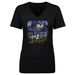 Myles Garrett Women's V-Neck T-Shirt | 500 LEVEL