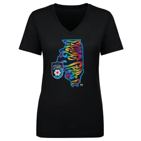 Chicago Stars FC Women's V-Neck T-Shirt | 500 LEVEL