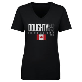 Drew Doughty Women's V-Neck T-Shirt | 500 LEVEL