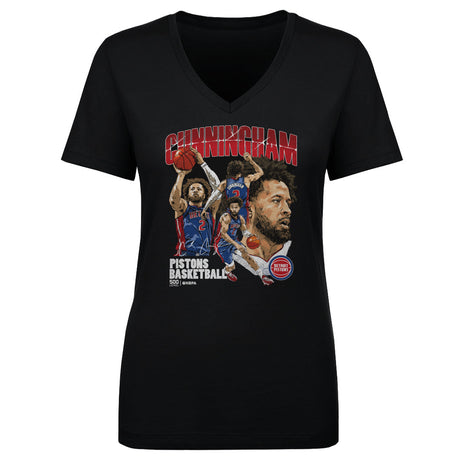 Cade Cunningham Women's V-Neck T-Shirt | 500 LEVEL