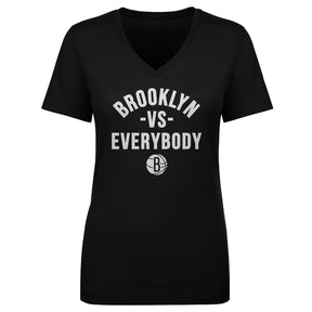 Brooklyn Nets Women's V-Neck T-Shirt | 500 LEVEL