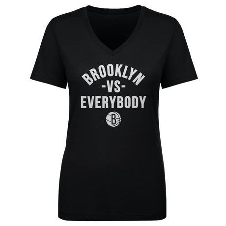 Brooklyn Nets Women's V-Neck T-Shirt | 500 LEVEL