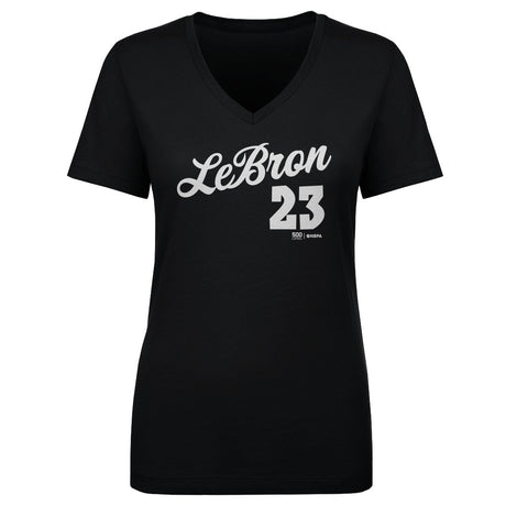LeBron James Women's V-Neck T-Shirt | 500 LEVEL