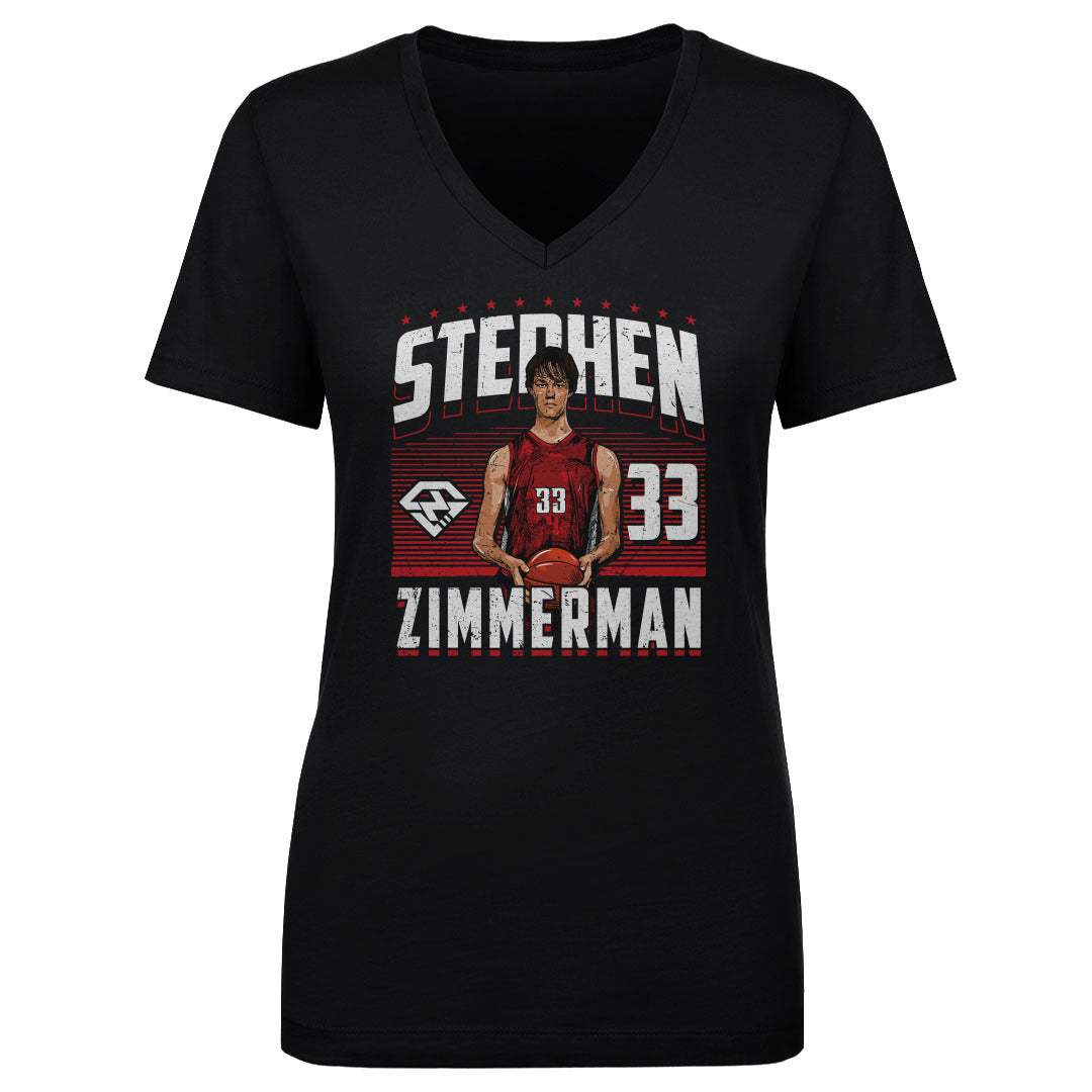 Stephen Zimmerman Women's V-Neck T-Shirt | 500 LEVEL