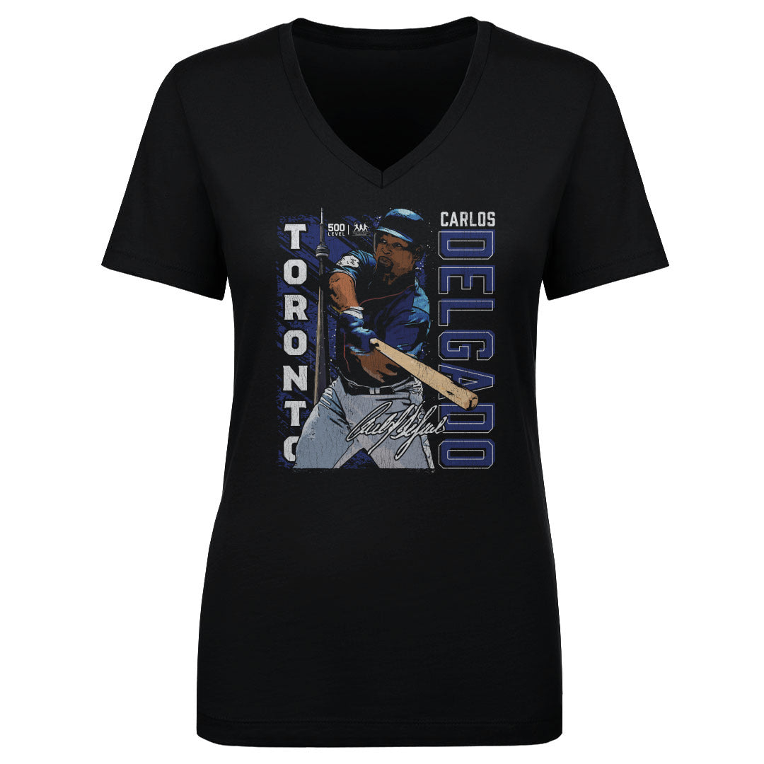 Carlos Delgado Women's V-Neck T-Shirt | 500 LEVEL