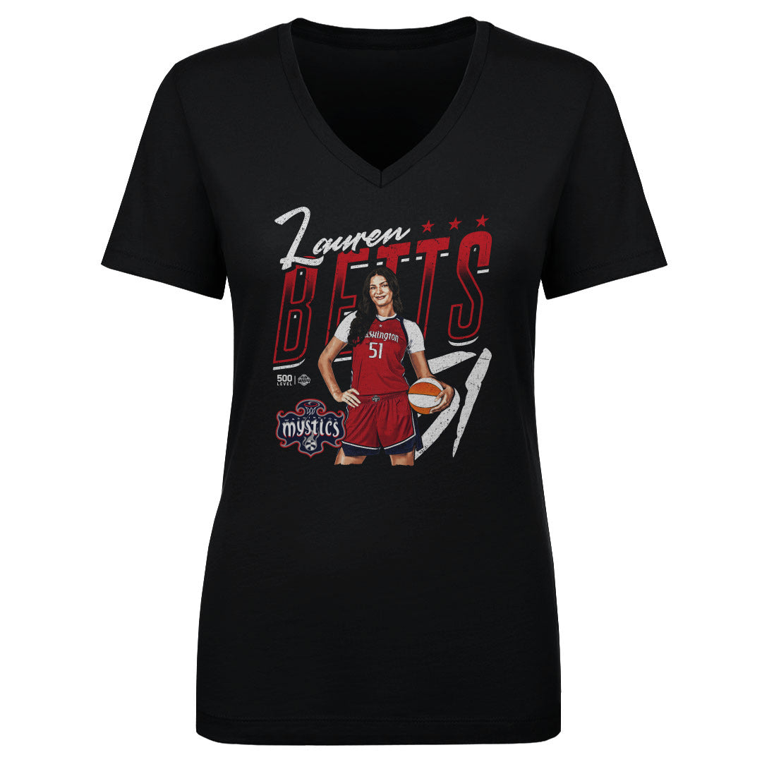 Lauren Betts Women's V-Neck T-Shirt | 500 LEVEL