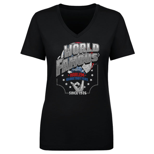Harlem Globetrotters Women's V-Neck T-Shirt | 500 LEVEL