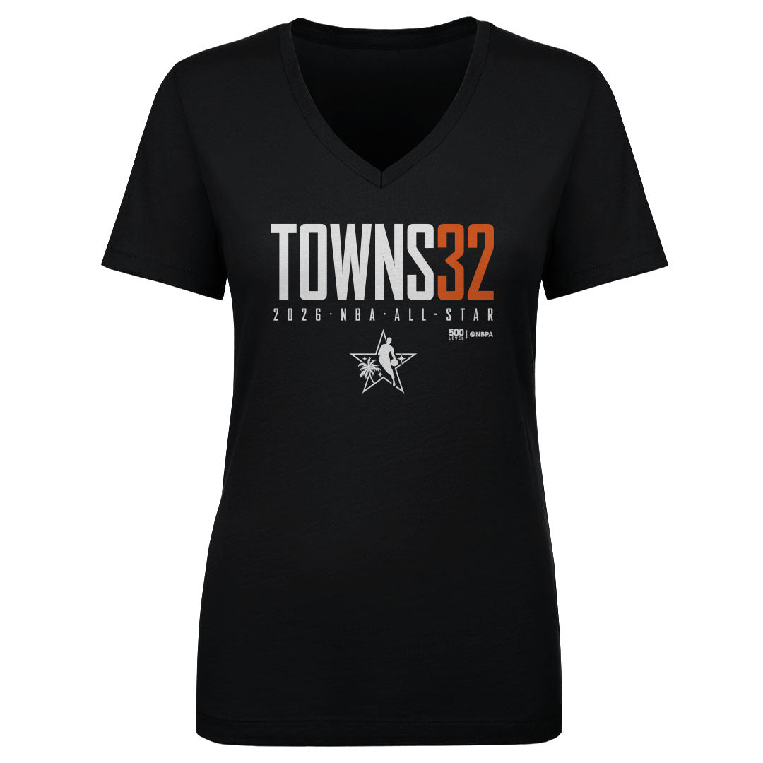 Karl-Anthony Towns Women's V-Neck T-Shirt | 500 LEVEL